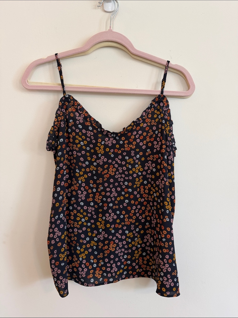 LOFT Floral Spaghetti Strap Cami Top
